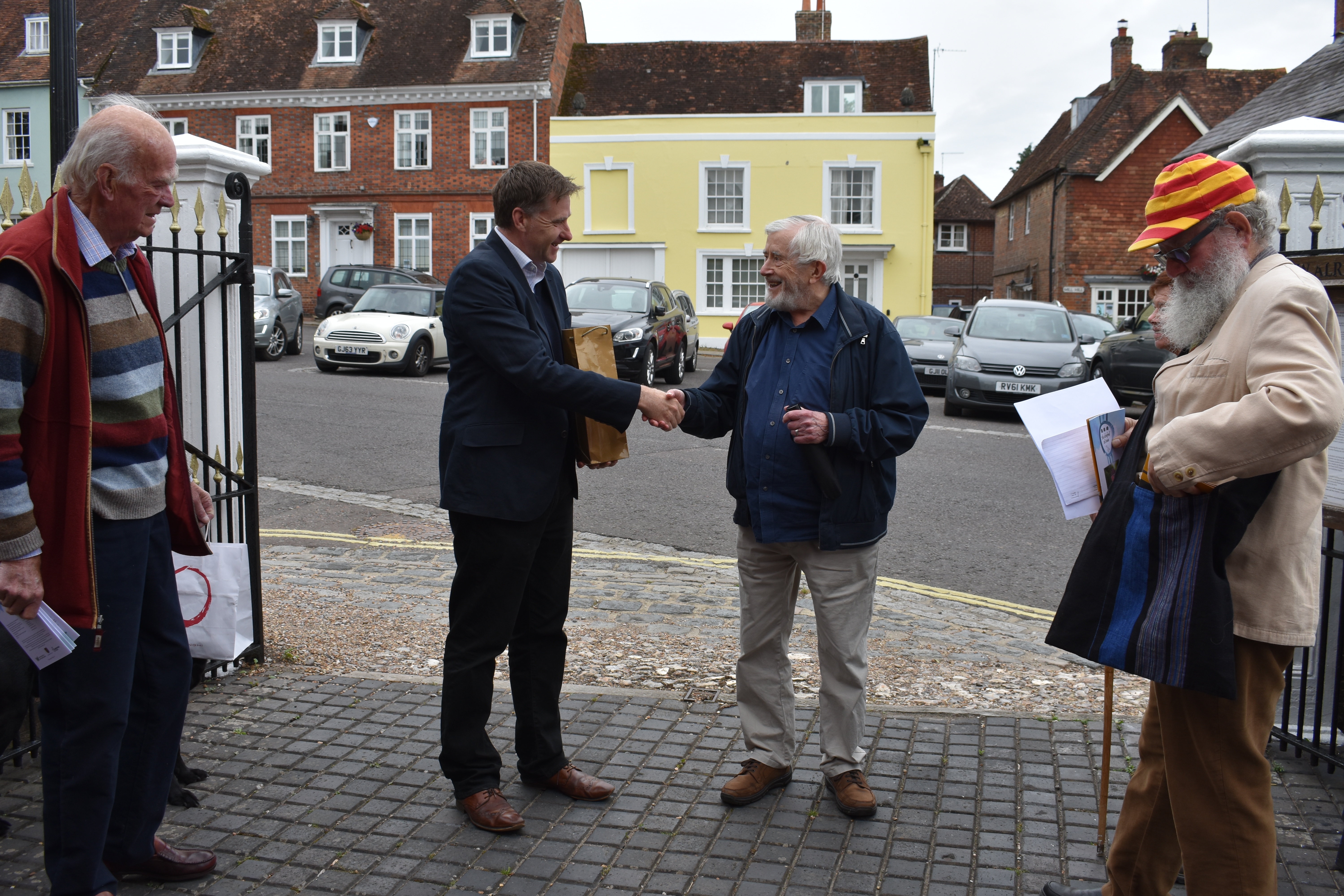 Bernard Tucker rewarded for his service to Alresford